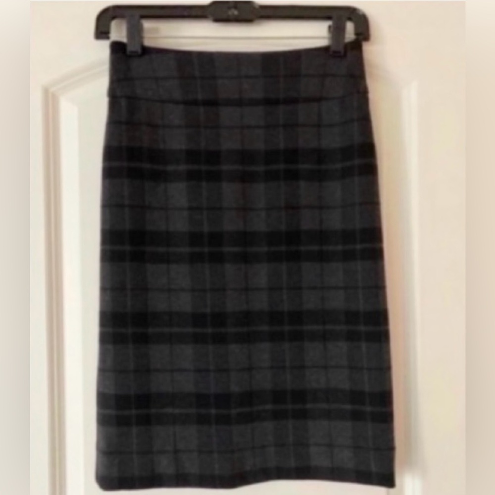 Tartan Plaid Pencil Skirt